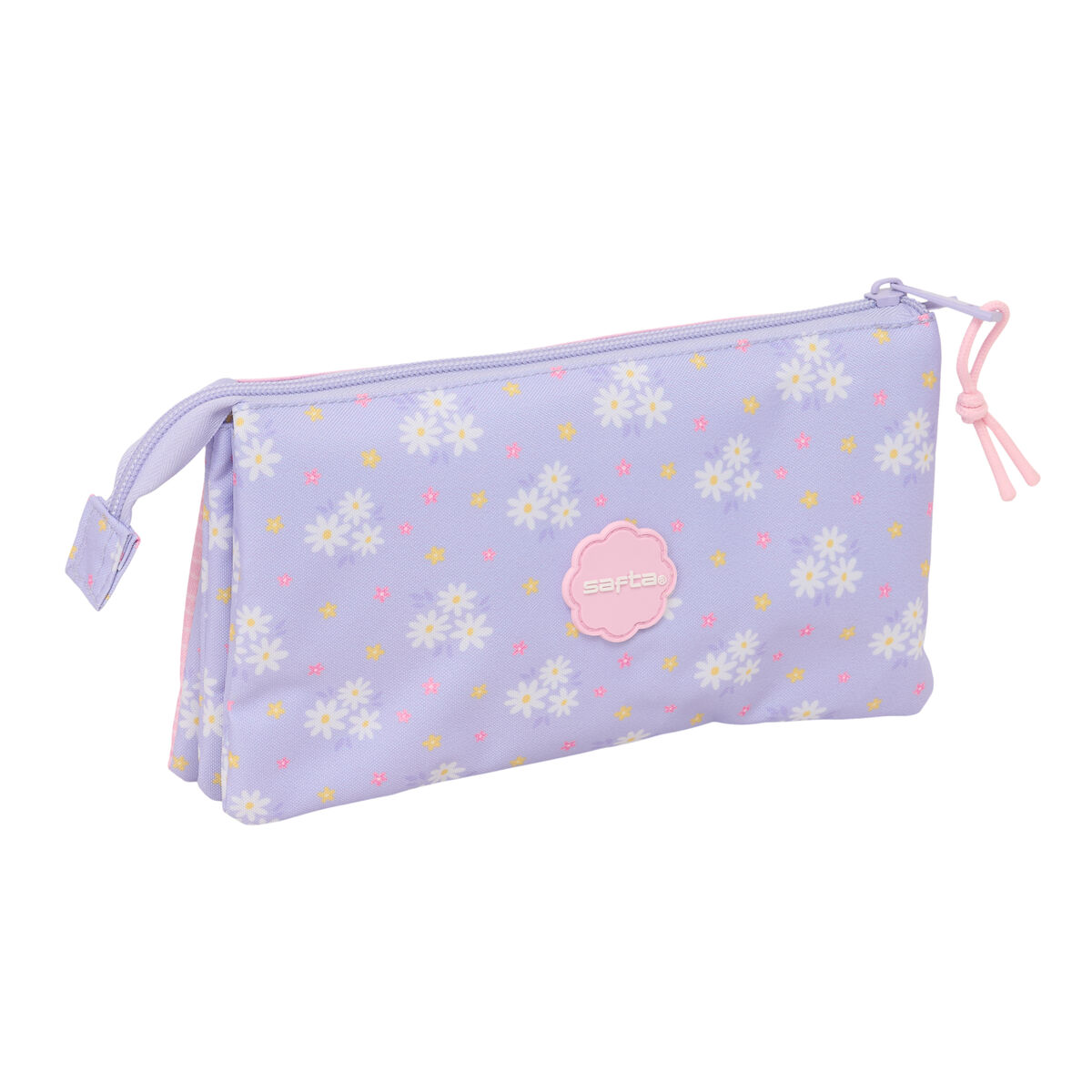 Holdall Safta Bouquet Pink Lilac 22 x 12 x 3 cm