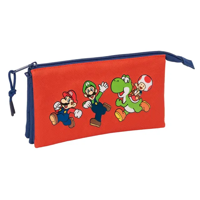 Holdall Super Mario Mamma mia Red Navy Blue 22 x 12 x 3 cm
